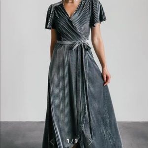 Baltic Born Velvet Wrap Dress